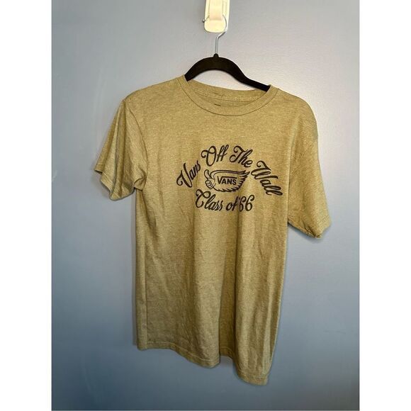 Vans Tee Men’s Off The Wall Class of 66 Top Tan Size Small - Picture 1 of 4
